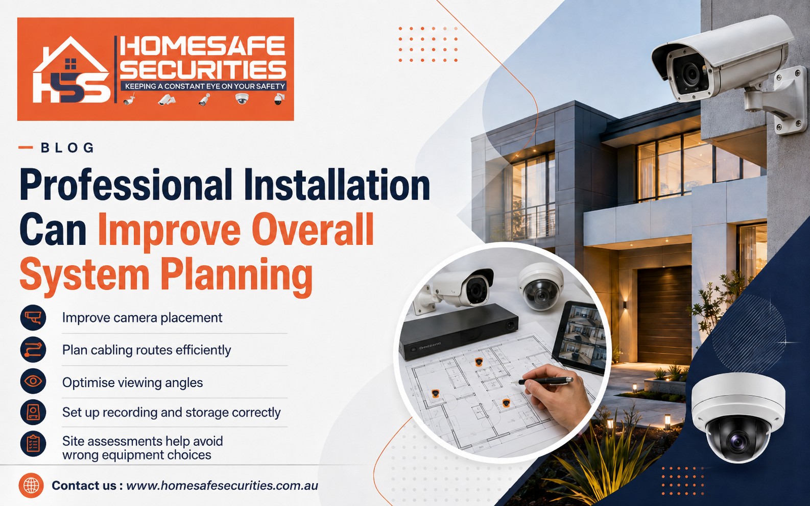 security camera installation
